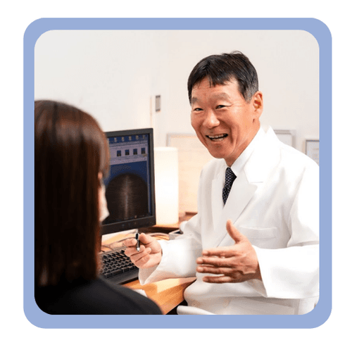 桜花クリニックでの診察の様子