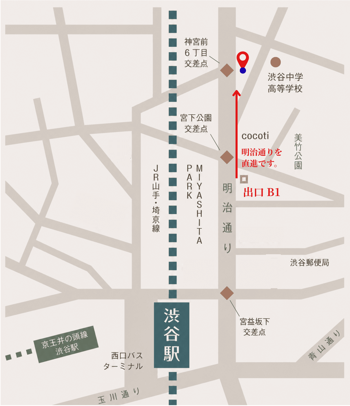 M5美容クリニック渋谷 周辺地図
