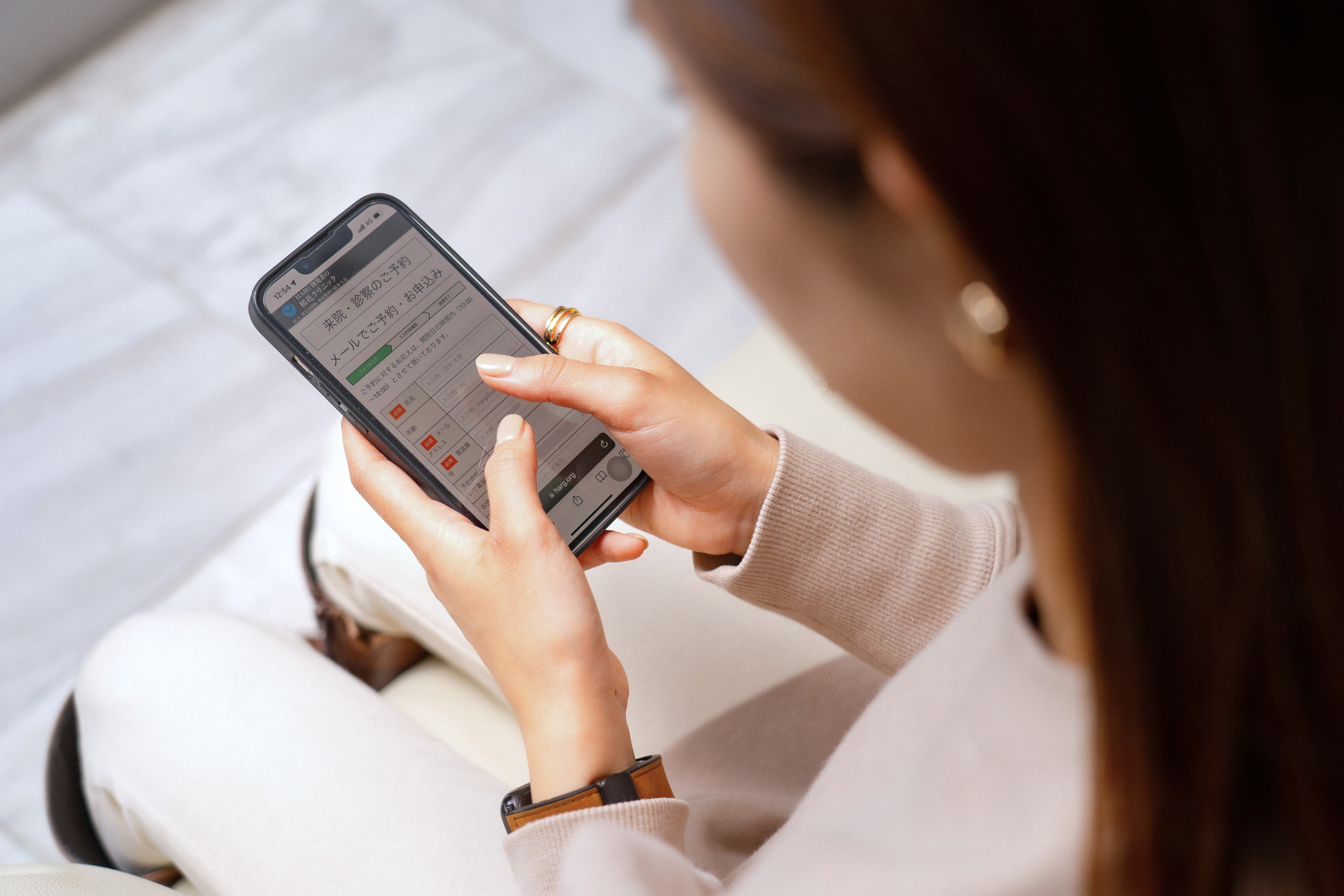 治療している様子